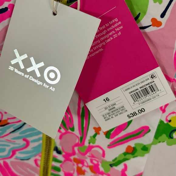 Lilly Pulitzer Pink and Green Floral Dress - Picture 5 of 5